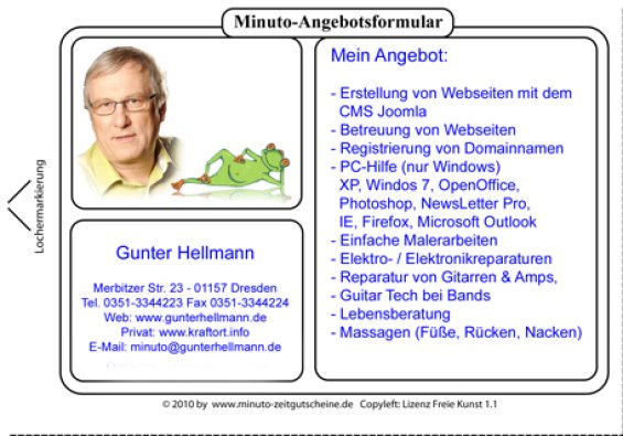 minuto Angebot Formular GH web
